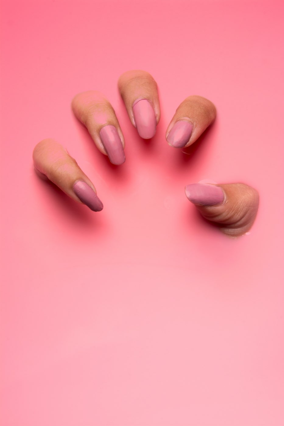 Manicured nails